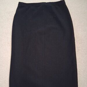 Black pencil skirt